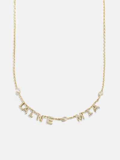 Baublebar 14k Gold Custom Multi Name Necklace