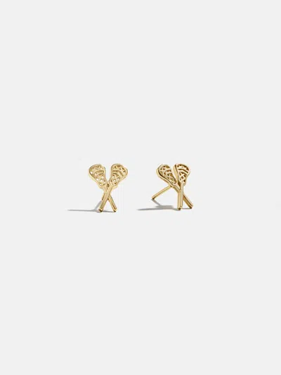 Baublebar 14k Gold Sports Delicate Stud In Brown