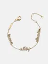 Baublebar 14k Gold/pavé Custom Script Multi Name Bracelet In Gold