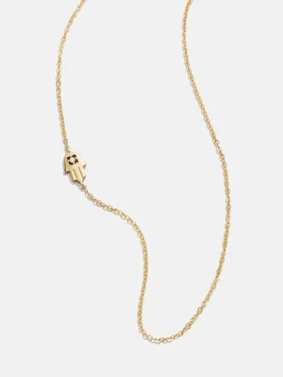 Baublebar 18k Gold Asymmetrical Hamsa Necklace
