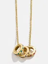 Baublebar 18k Gold Birthstone Charm Necklace In Gold
