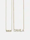 Baublebar 18k Gold Birthstone Custom Nameplate Necklace In Gold