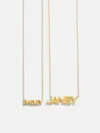 Baublebar 18k Gold Birthstone Custom Nameplate Necklace