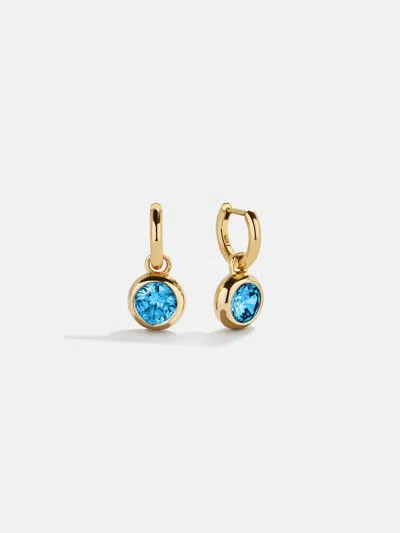 Baublebar 18k Gold Birthstone Drop Earrings