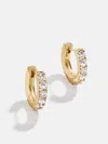 Baublebar 18k Gold Birthstone Huggie Earrings In Gold