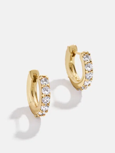 Baublebar 18k Gold Birthstone Huggie Earrings