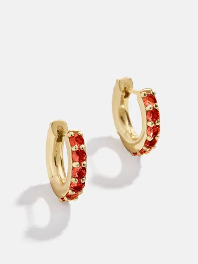 Baublebar 18k Gold Birthstone Huggie Earrings
