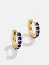 Baublebar 18k Gold Birthstone Huggie Earrings In Gold