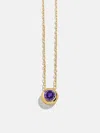Baublebar 18k Gold Birthstone Pendant Necklace In Gold