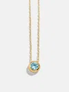 Baublebar 18k Gold Birthstone Pendant Necklace In Gold