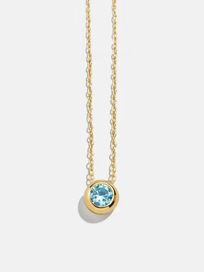 Baublebar 18k Gold Birthstone Pendant Necklace