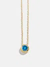 Baublebar 18k Gold Birthstone Pendant Necklace In Gold