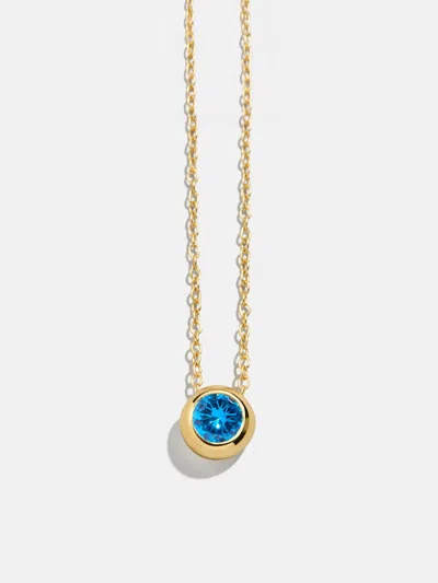 Baublebar 18k Gold Birthstone Pendant Necklace
