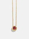 Baublebar 18k Gold Birthstone Pendant Necklace In Gold