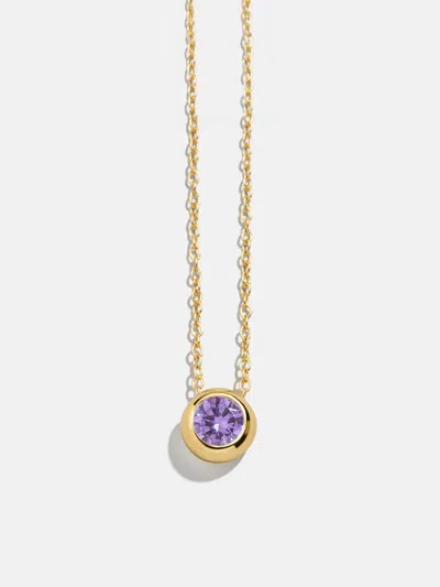 Baublebar 18k Gold Birthstone Pendant Necklace