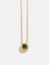 Baublebar 18k Gold Birthstone Pendant Necklace In Gold