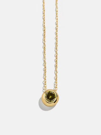Baublebar 18k Gold Birthstone Pendant Necklace