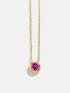 Baublebar 18k Gold Birthstone Pendant Necklace In Gold