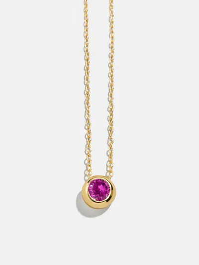 Baublebar 18k Gold Birthstone Pendant Necklace