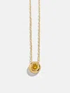 Baublebar 18k Gold Birthstone Pendant Necklace In Gold