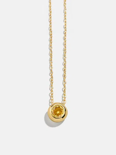 Baublebar 18k Gold Birthstone Pendant Necklace