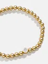 Baublebar 18k Gold Birthstone Pisa Bracelet In Gold