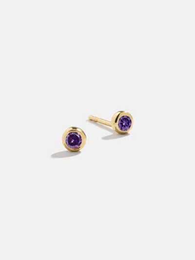 Baublebar 18k Gold Birthstone Stud Earrings
