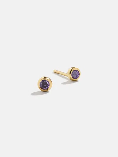 Baublebar 18k Gold Birthstone Stud Earrings