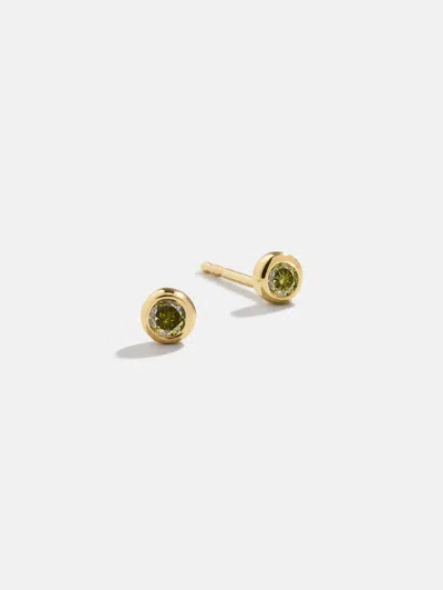 Baublebar 18k Gold Birthstone Stud Earrings