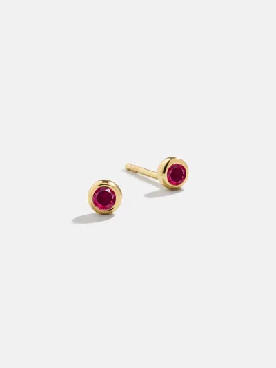 Baublebar 18k Gold Birthstone Stud Earrings