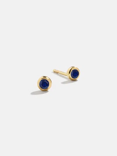 Baublebar 18k Gold Birthstone Stud Earrings