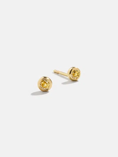 Baublebar 18k Gold Birthstone Stud Earrings