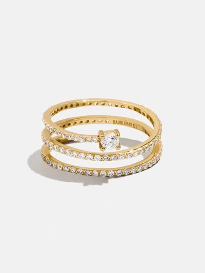 Baublebar 18k Gold Celine Ring