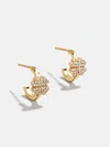 Baublebar 18k Gold Clover Delicate Hoop Earrings In Gold