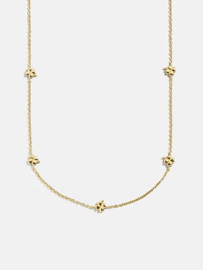 Baublebar 18k Gold Clover Necklace