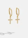 Baublebar 18k Gold Cross Earrings In Gold