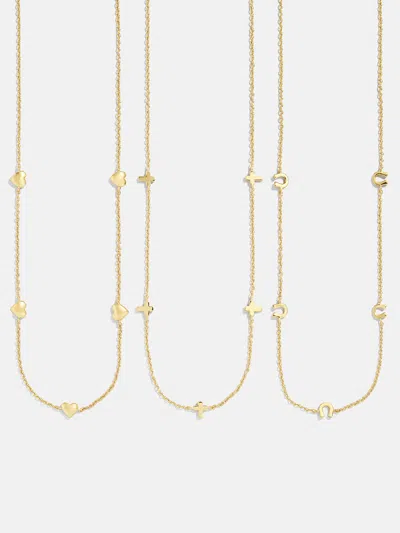 Baublebar 18k Gold Cross Necklace
