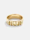 Baublebar 18k Gold Custom Block Ring In Gold