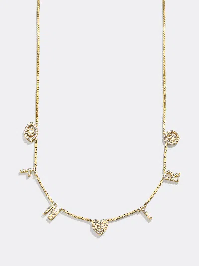 Baublebar 18k Gold Custom Icon Necklace