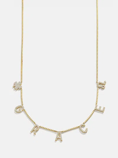 Baublebar 18k Gold Custom Icon Necklace
