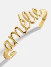 Baublebar 18k Gold Custom Nameplate Cuff Bracelet In Gold
