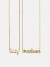 Baublebar 18k Gold Custom Nameplate Necklace In Gold