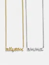 Baublebar 18k Gold Custom Nameplate Necklace In Multi