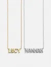 Baublebar 18k Gold Custom Nameplate Necklace In Multi