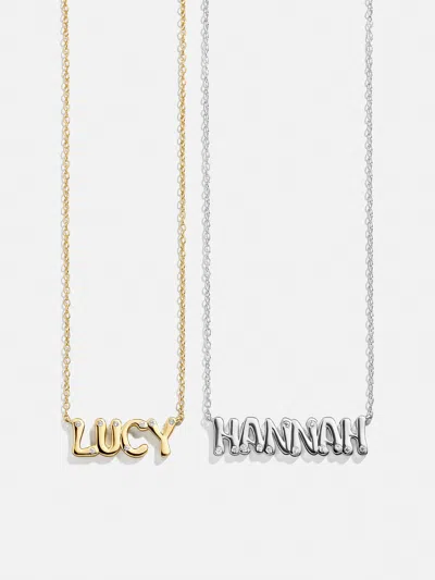 Baublebar 18k Gold Custom Nameplate Necklace In Multi
