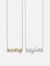 Baublebar 18k Gold Custom Nameplate Necklace In Multi
