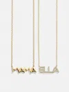 Baublebar 18k Gold Custom Nameplate Necklace In Multi