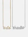 Baublebar 18k Gold Custom Nameplate Necklace In Multi