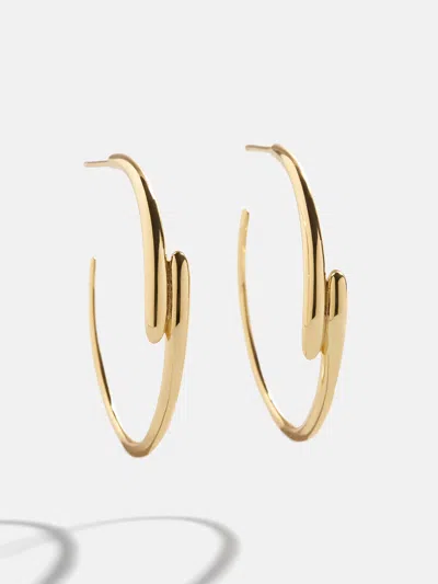Baublebar 18k Gold Ella Hoop Earrings
