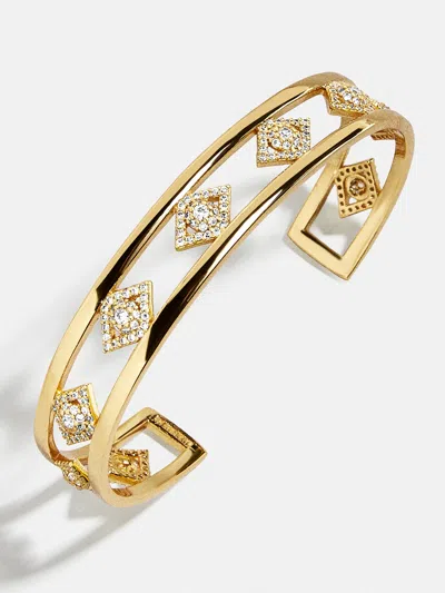Baublebar 18k Gold Evil Eye Cuff Bracelet